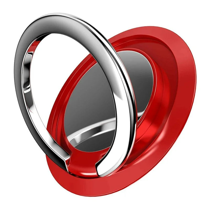 360° Rotating Finger Ring Holder Stand for Mobile Phones - Universal Magnetic Mount Sticker Pad