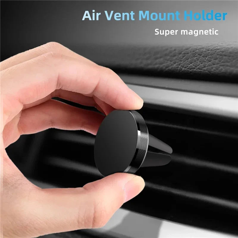 Magnetic Car Phone Holder for iPhone 15/14/13/12, Huawei, and Xiaomi