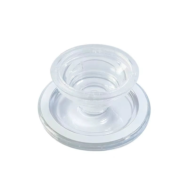 Magnetic Expandable Stand Grip Socket Finger Ring Holder for MagSafe Compatible with iPhone 15, 14, and Samsung Devices - Phone Mount Accessories