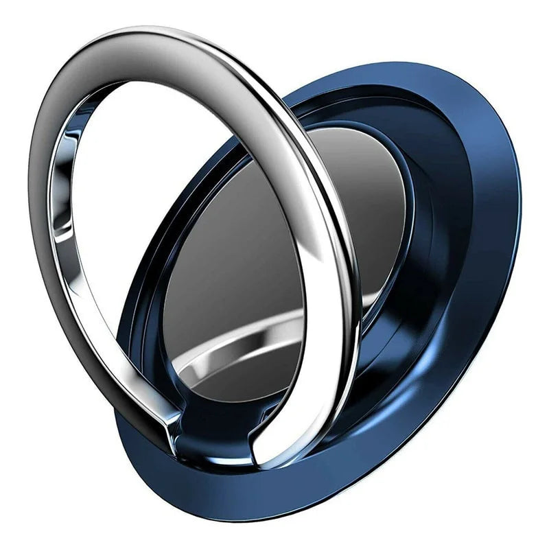 360° Rotating Finger Ring Holder Stand for Mobile Phones - Universal Magnetic Mount Sticker Pad