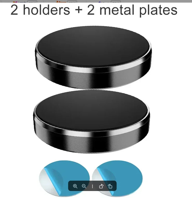 Universal Magnetic Phone Car Holder Stand - Dashboard and Wall Mount for iPhone, Samsung, Xiaomi, and Huawei