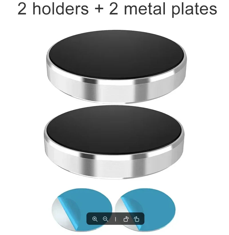 Universal Magnetic Phone Car Holder Stand - Dashboard and Wall Mount for iPhone, Samsung, Xiaomi, and Huawei